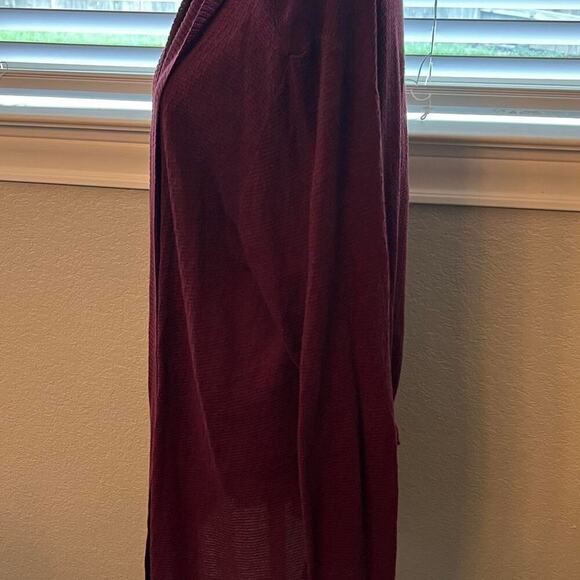 Simply vera lightweight cotton‎ blend  long open cardigan. Sz XL - Picture 7 of 8